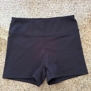 Black 3" Biker Shorts